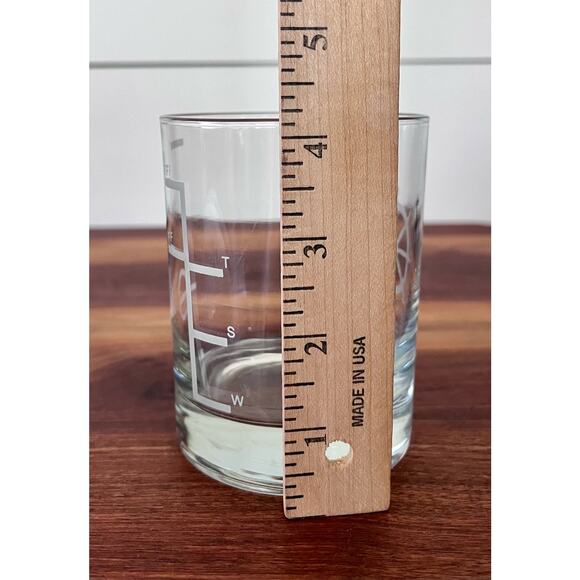 Nautical Cocktail Tumbler Glass Plimsoll Marks Load Lines Novelty - Picture 5 of 7